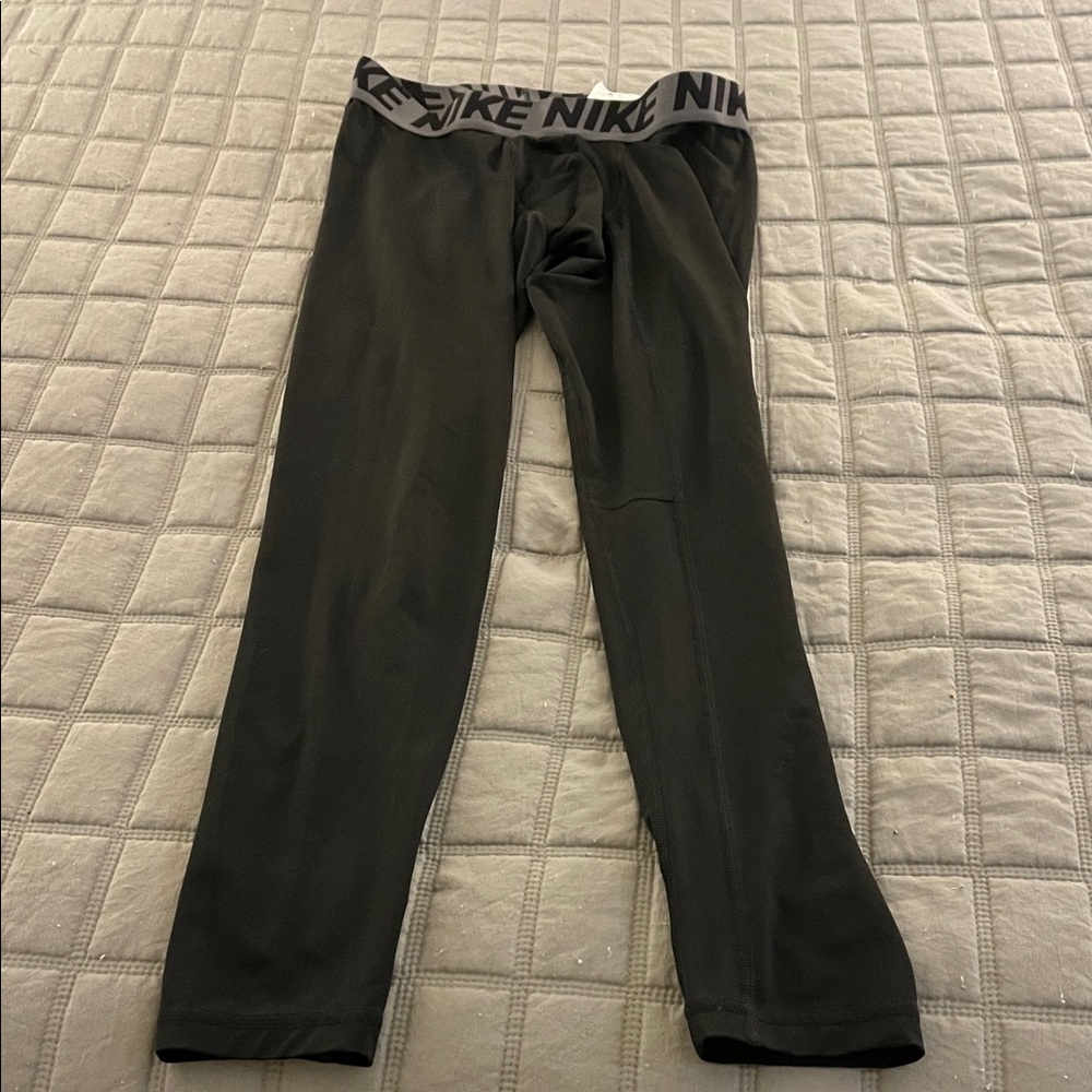 NWOT Nike Men's Black Base Layer with Logo